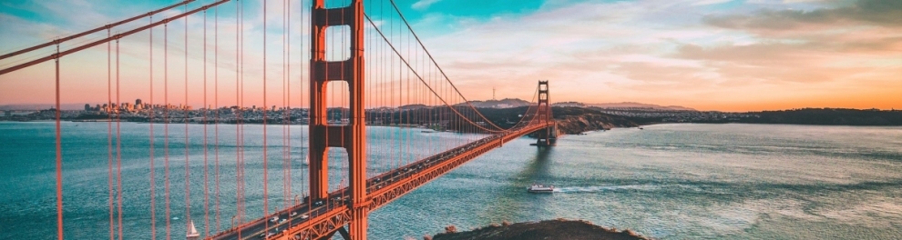 Golden Gate Bridge San Francisco Public Domain 
Infos zur Lizenz unter 'Bildquellennachweis'